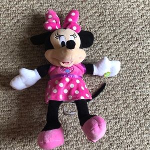 Talking light up NWOT Minnie Mouse plush